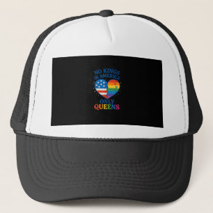 Gorra De Camionero No Hay Reyes En América Solo Reinas Divertido Orgu