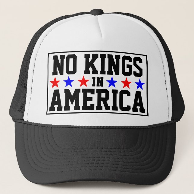 Gorra De Camionero No hay reyes en los Estados Unidos (Anverso)