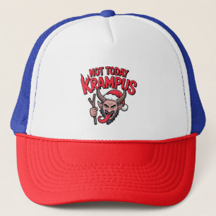 Gorra De Camionero No Hoy Krampus Divertido Navidad Malvado Krampus 