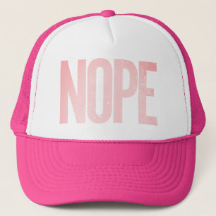 Gorra De Camionero No, Hoy No Lo Haré.
