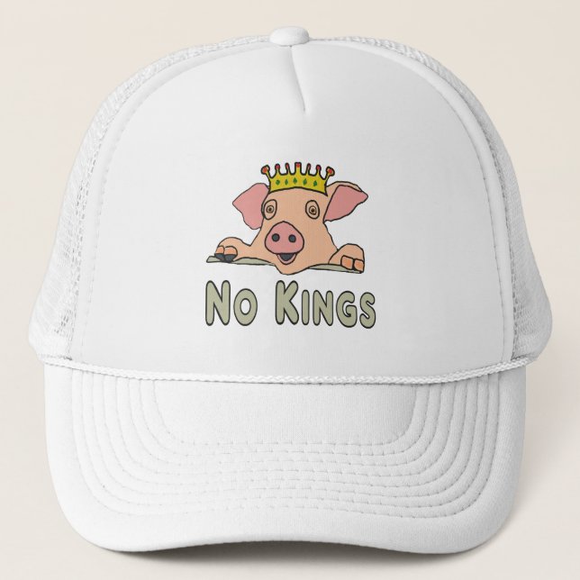 Gorra De Camionero No Kings (Anverso)