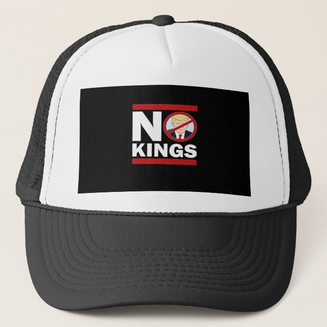 Gorra De Camionero No Kings Anti Classic Minimal Clean (Anverso)