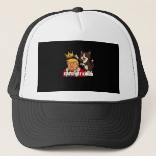 Gorra De Camionero No Kings Anti Gatos Divertido Estilo Clásico