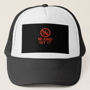 Gorra De Camionero No Kings Estilo Patriótico