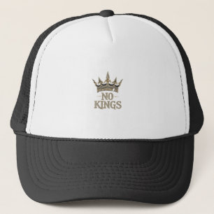 Gorra De Camionero No Kings In America Gráfico Vintage