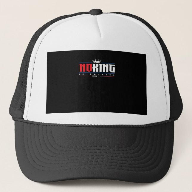 Gorra De Camionero No Kings In America Since 1776 Classic (Anverso)