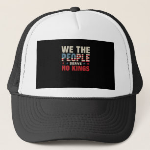 Gorra De Camionero No Kings In America We The People Clásico