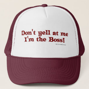 Gorra De Camionero ¡No le grites al jefe!