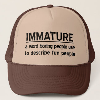 Gorra De Camionero No maduro