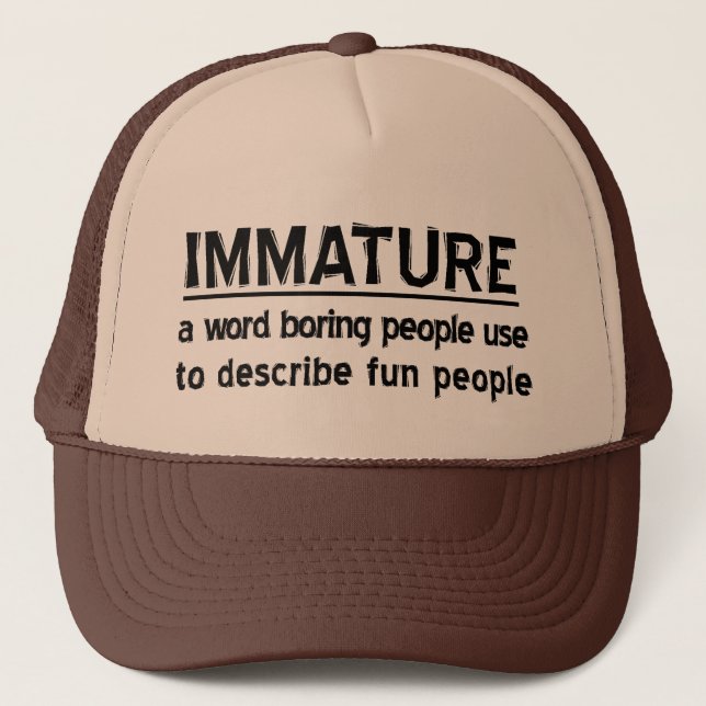 Gorra De Camionero No maduro (Anverso)