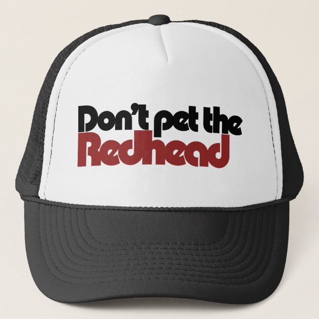 Gorra De Camionero No mascotas a la REDHEAD (Anverso)