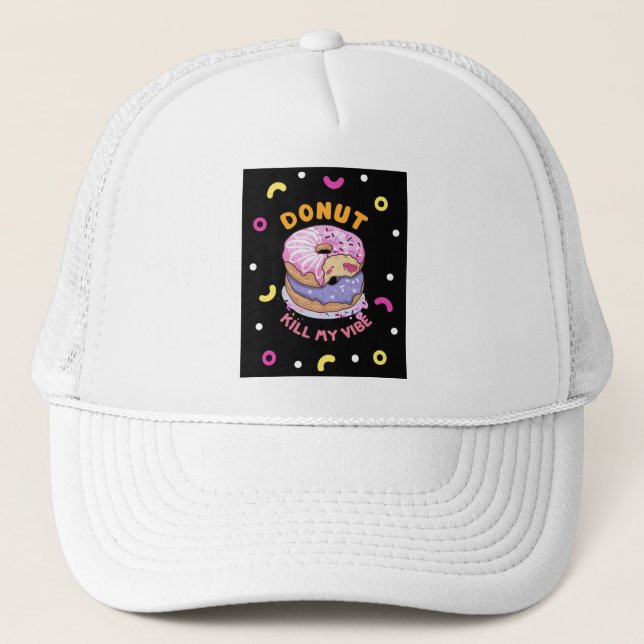 Gorra De Camionero No maten mi vibe donut (Anverso)