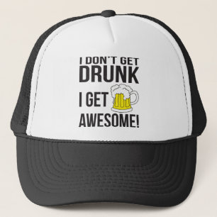Gorra De Camionero No me bebo. Me Hago Impresionante.