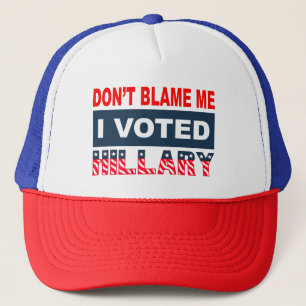 Gorra De Camionero No me culpe que voté a Hillary