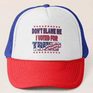 Gorra De Camionero No me culpes, voté por Trump