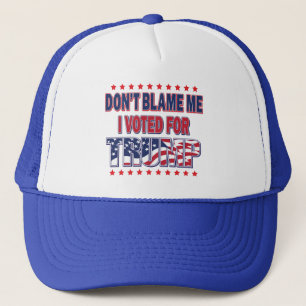 Gorra De Camionero No me culpes, voté por Trump
