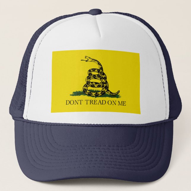 Gorra De Camionero No me enseñes la bandera de Gadsden (Anverso)