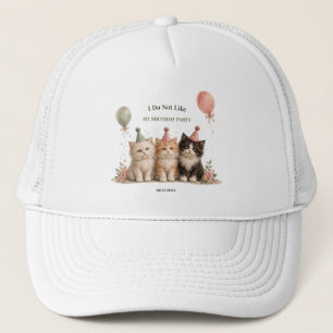 Gorra De Camionero No Me Gusta Mi Fiesta De Cumpleaños