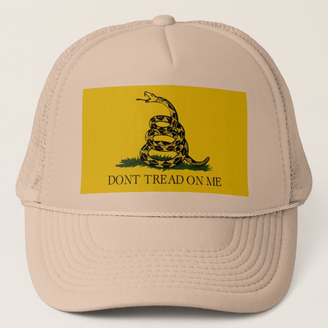 Gorra De Camionero NO ME HAGAN EL TREAD, La Bandera De Gadsden (Anverso)