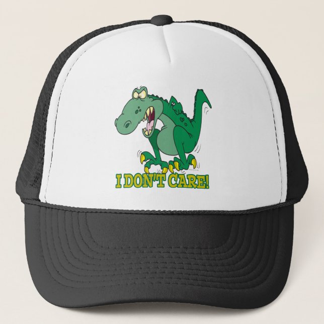 Gorra De Camionero no me importa la rabieta del temper t-rex (Anverso)