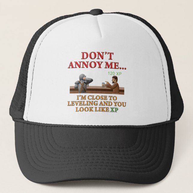 Gorra De Camionero No me moleste (Anverso)