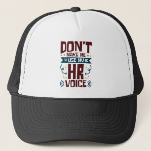 Gorra De Camionero No me obligue a usar mi voz alta