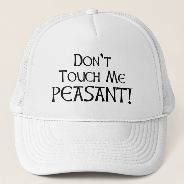 Gorra De Camionero ¡No Me Toques Campesino! (Anverso)