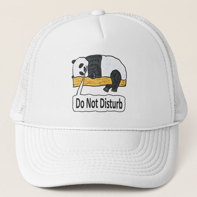 Gorra De Camionero No molestar a Panda (Anverso)