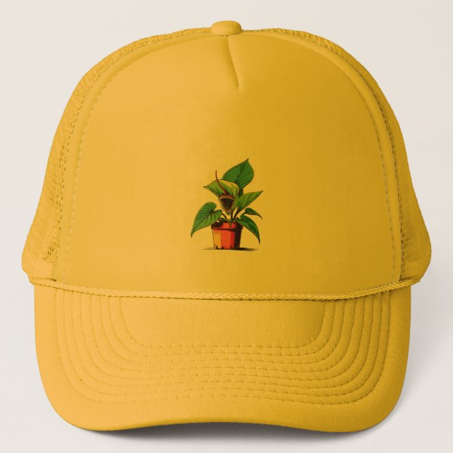 Gorra De Camionero No Muerdo Diva Venus Flytrap Divertida (Anverso)
