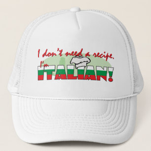 Gorra De Camionero No necesito una receta que soy italiano