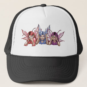 Gorra De Camionero No oiga, hable, vea ningún mal
