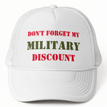 NO OLVIDES MI DESCUENTO MILITAR