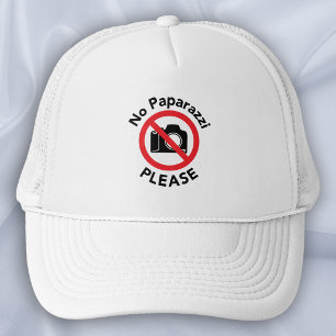 Gorra De Camionero No Paparazzi Por Favor - Celebre su Fama