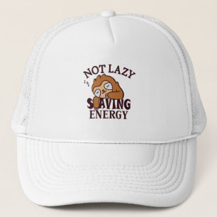 Gorra De Camionero No perezoso, ahorrando energía