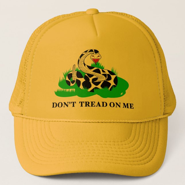 Gorra De Camionero No pise en mí (Anverso)