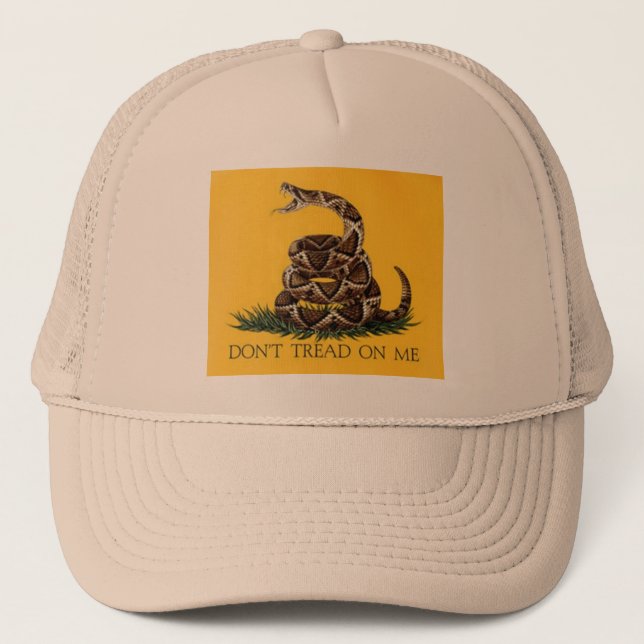 Gorra De Camionero No pise en mí (Anverso)