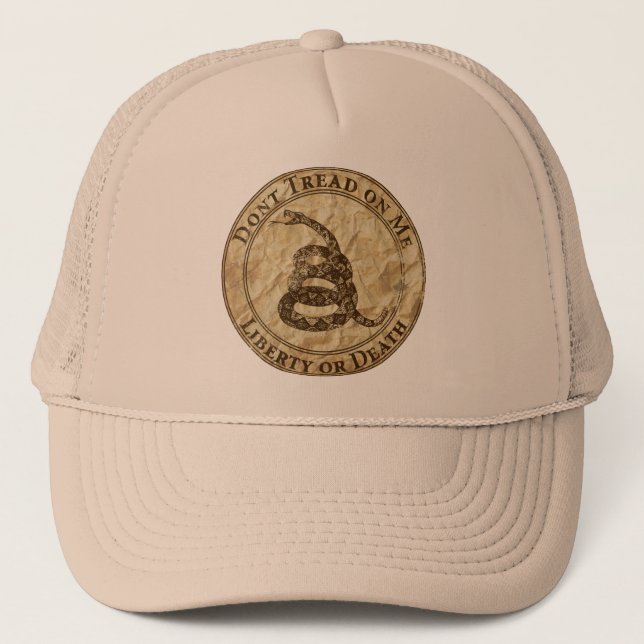Gorra De Camionero No pise en mí (Anverso)