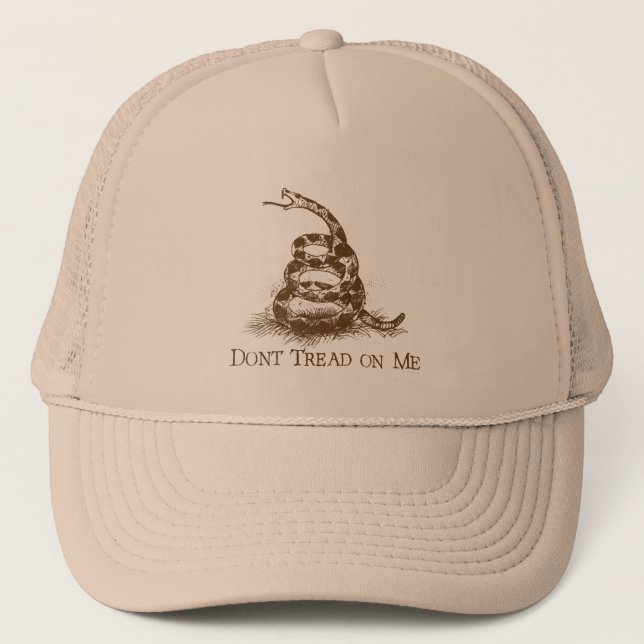 Gorra De Camionero No pise en mí (Anverso)