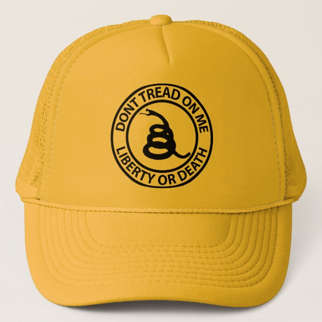 Gorra De Camionero No pise en mí (Anverso)