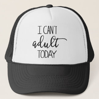 Gorra De Camionero No puedo adulto hoy