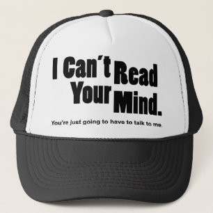 Gorra De Camionero No puedo leer su mente