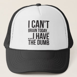 Gorra De Camionero No puedo pensar hoy... Tengo El Pato
