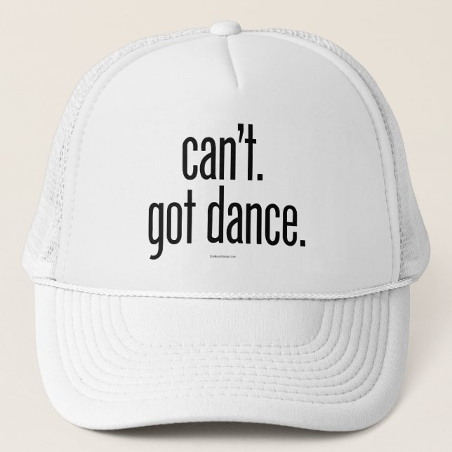 Gorra De Camionero No puedo. Tengo baile. (Anverso)