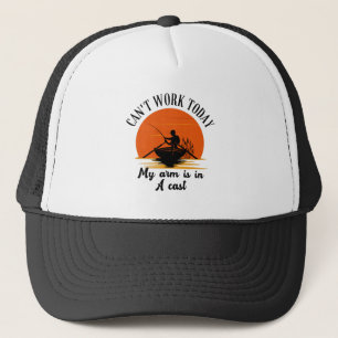 Gorra De Camionero No puedo trabajar hoy mi brazo está en una fundici