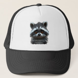 Gorra De Camionero No quiero trabajar Raccoon Animal