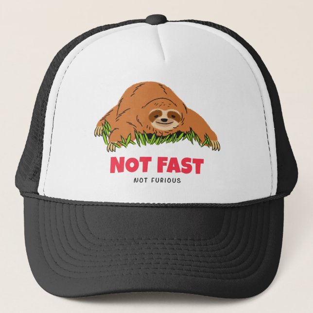 Gorra De Camionero No Rápido No Furioso (Anverso)