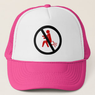 Gorra De Camionero NO ⚠ Rótulo de inodoros tailandeses divertidos ⚠