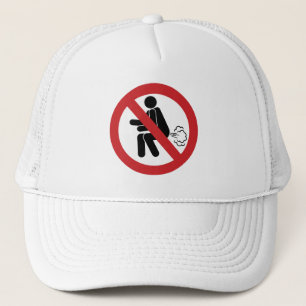 Gorra De Camionero NO ⚠ Rótulo de inodoros tailandeses divertidos ⚠