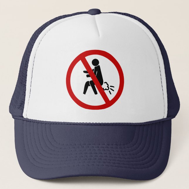 Gorra De Camionero NO ⚠ Rótulo de inodoros tailandeses divertidos ⚠