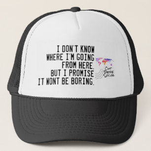 Gorra De Camionero No sé donde estoy gorra del camionero que va